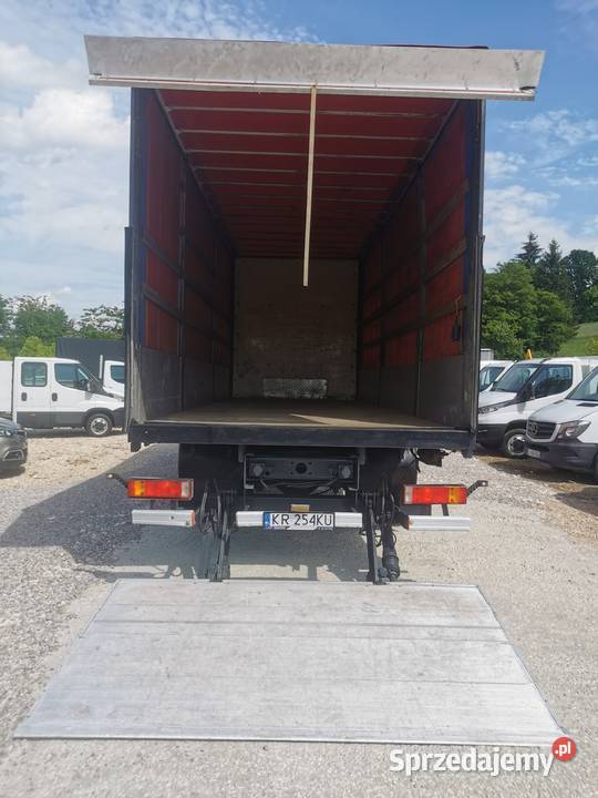 Volvo FL280 winda Dhollandia firanka z burtami Skrzynie z plandeką Książ Wielki