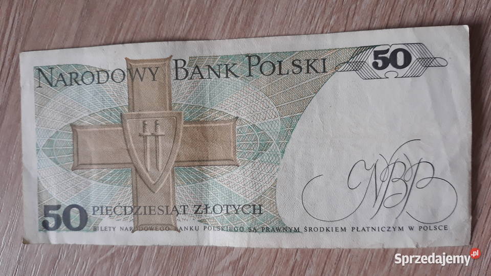50 złotych 1 XII 1988 r seria GP Numizmatyka wielkopolskie Konin sprzedam