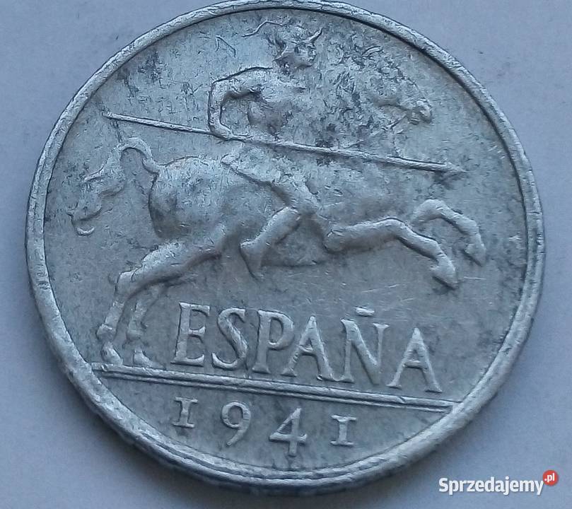 HISZPANIA10 CENTÓW1941 r FRANCO Legionowo
