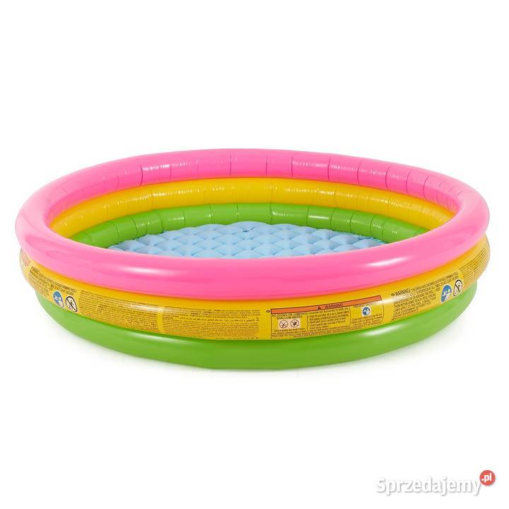 Tęczowy basenik dzieci Intex 57422NP 147x33 Szczerbice