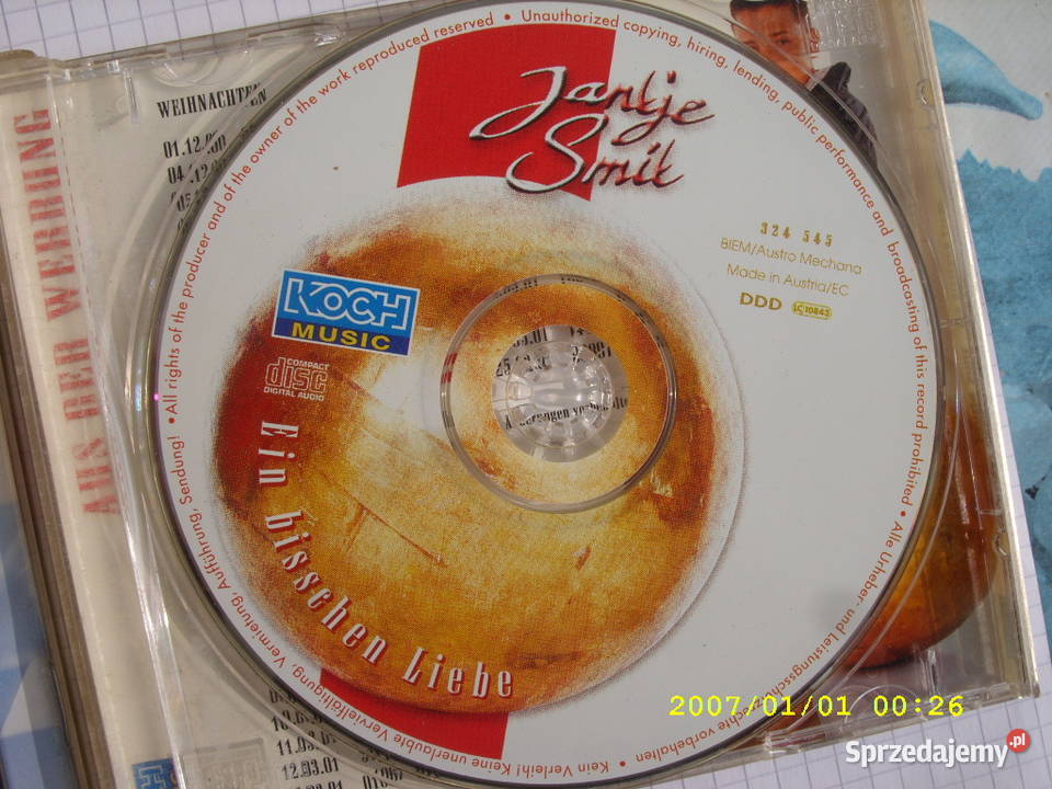 Folk CD JANKJE SMITEIN BISSHEN LIEBE CD Wołów sprzedam