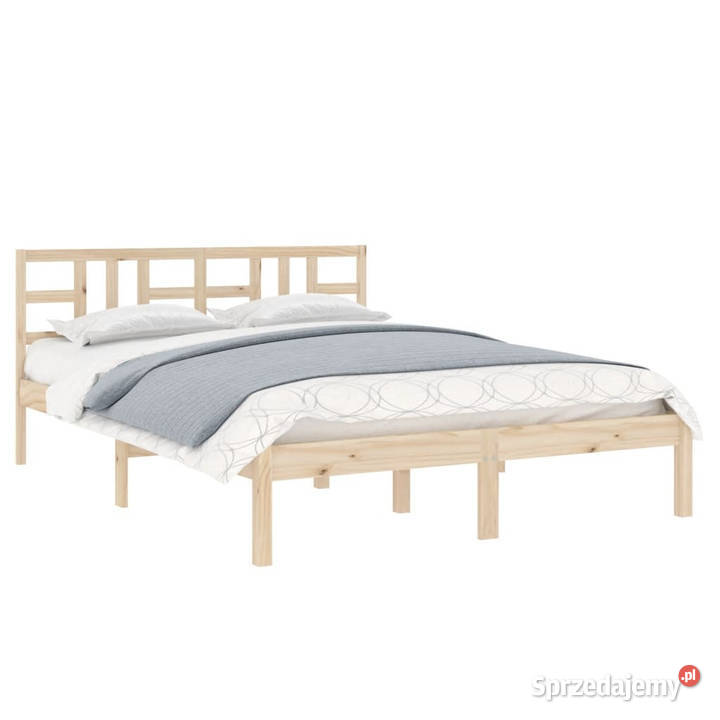 Rama łóżka lite drewno 160 x 200 WM3105415 Warszawa