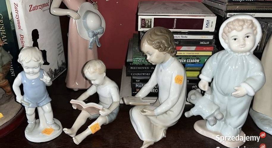 Figurka chłopca czytającego Lladro Zaphir Made pomorskie Gdańsk