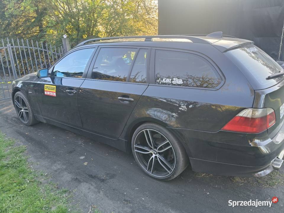 sprzedam bmw e61 m47 2006r czarny łódzkie Kędziorki