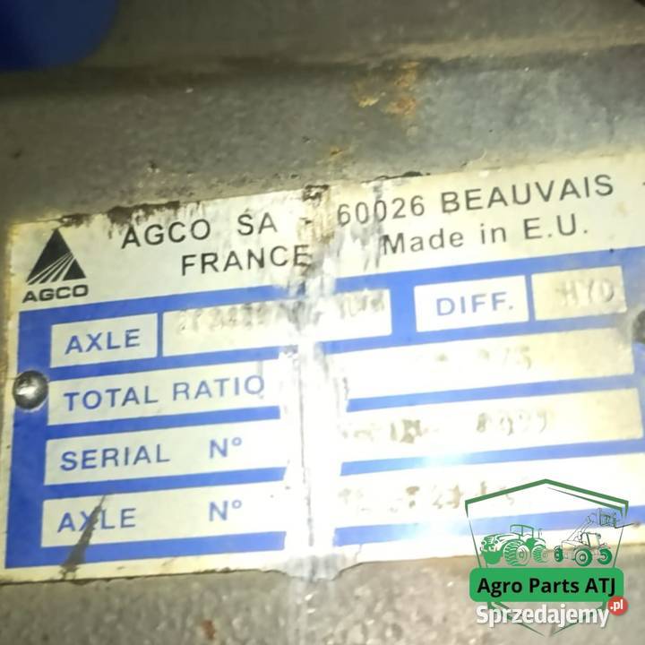 Przednia Oś 720520 3765753R1 3765753M1 Massey Ciechanowiec sprzedam