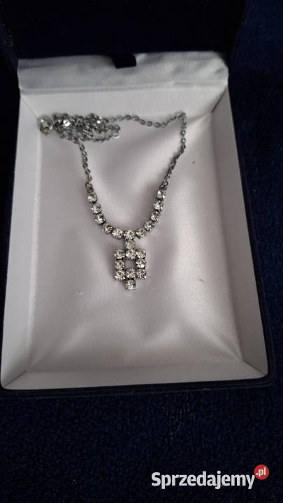 Sprzedam zestaw naszyjnik i klipsy z Lublin