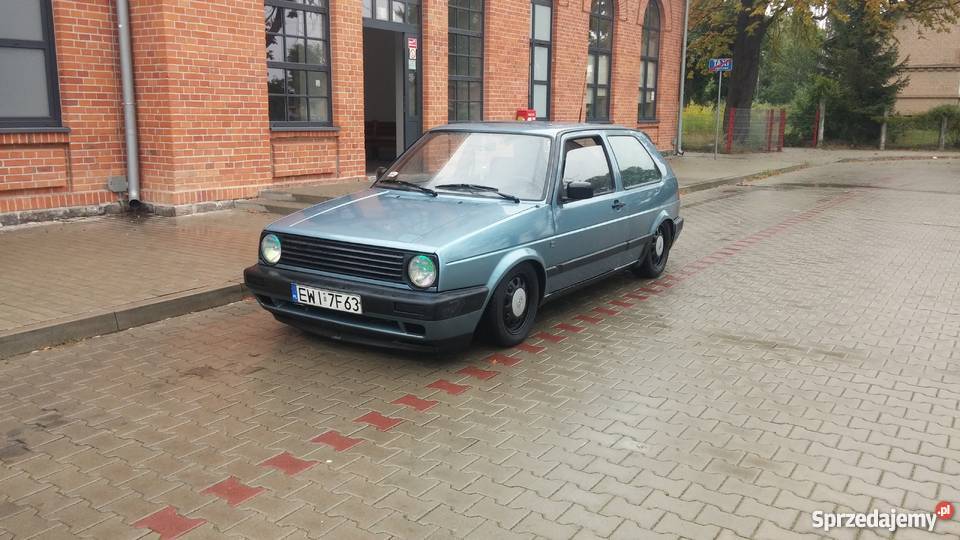 Ładny golf II na glebie STANCE GWINT 18 gaz 1990 284000km łódzkie Łódź