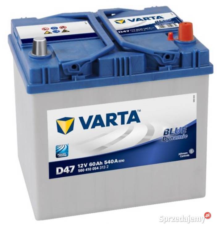 Akumulator VARTA D47 60Ah 540A Blue Dynamic pomorskie
