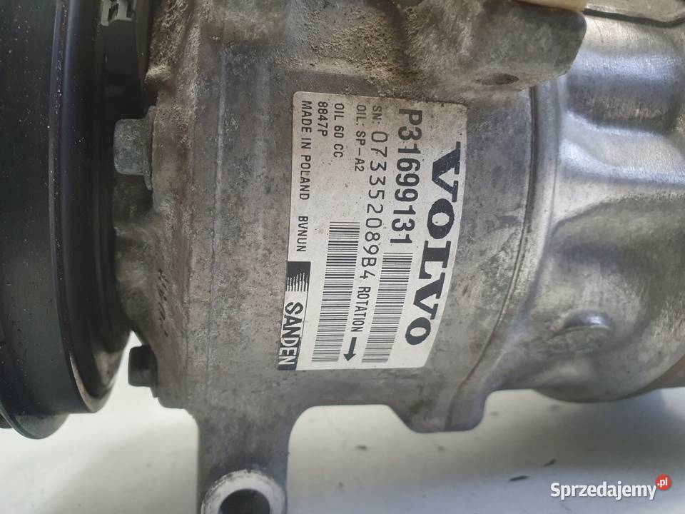 SPRĘŻARKA KLIMATYZACJI Volvo V90 II 20 D4 Chełm