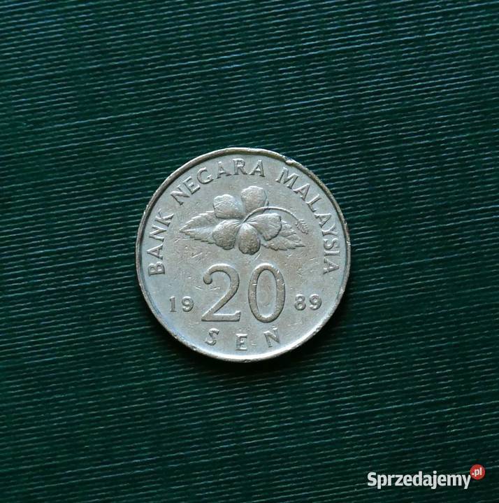 MALEZJA 20 senów 1989r Gliwice sprzedam
