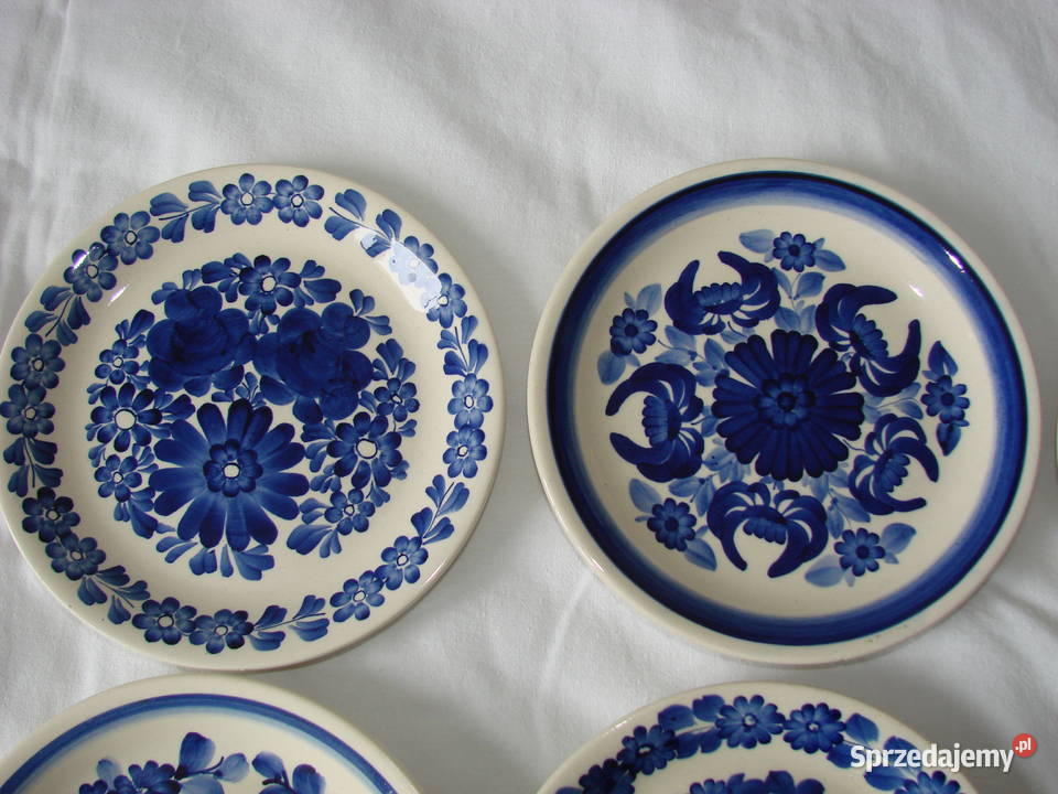 Włocławek fajansowy talerz 20 PRL Pruszcz Gdański