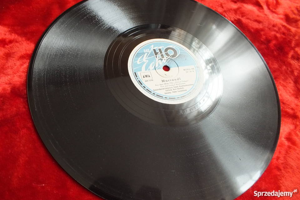 Płyta winylowa szelakowa niemiecka gruba ciężka Żary