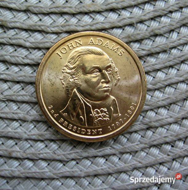 USA 1 Dolar 2007r John Adams Prezydenci Kalisz