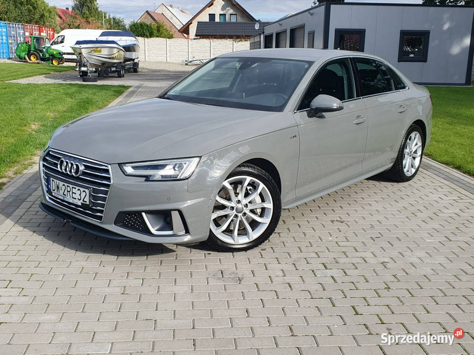 Audi A4 45tfsi 20tfsi 245 Quattro S Line Salon nieuszkodzony Samochody osobowe opolskie