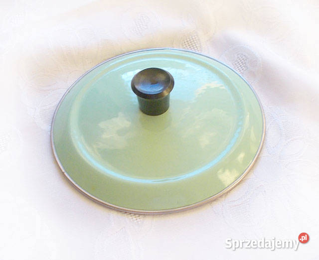 prl pokrywka 155 miętowa porywka do garnka prl