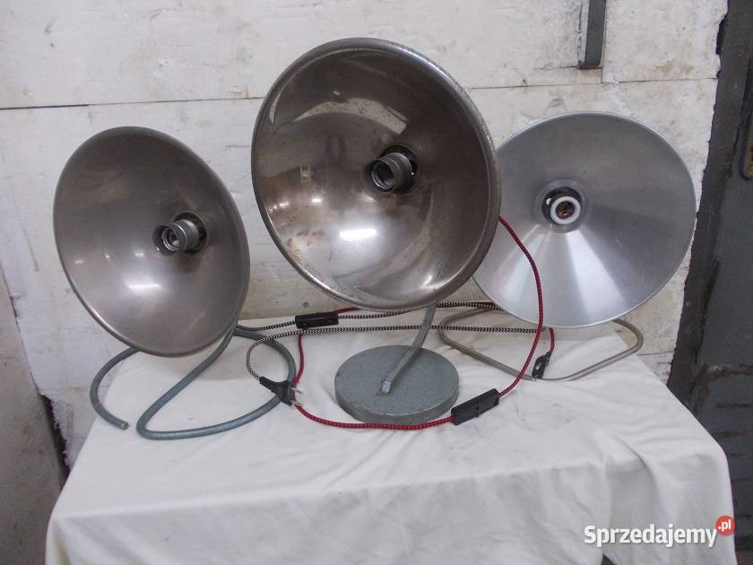 Stara lampa aluminiowa loft vintage Bielsko-Biała