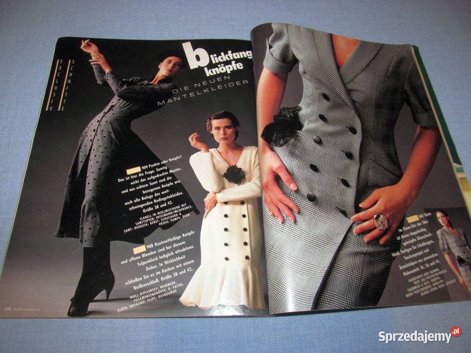 Burda International Zima 198788 moda szycie Skępe sprzedam
