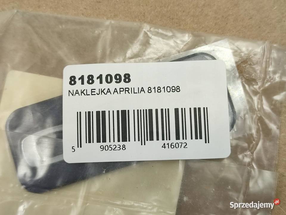 NAKLEJKA EGO APRILIA NOWA ORYGINALNA AP8181098