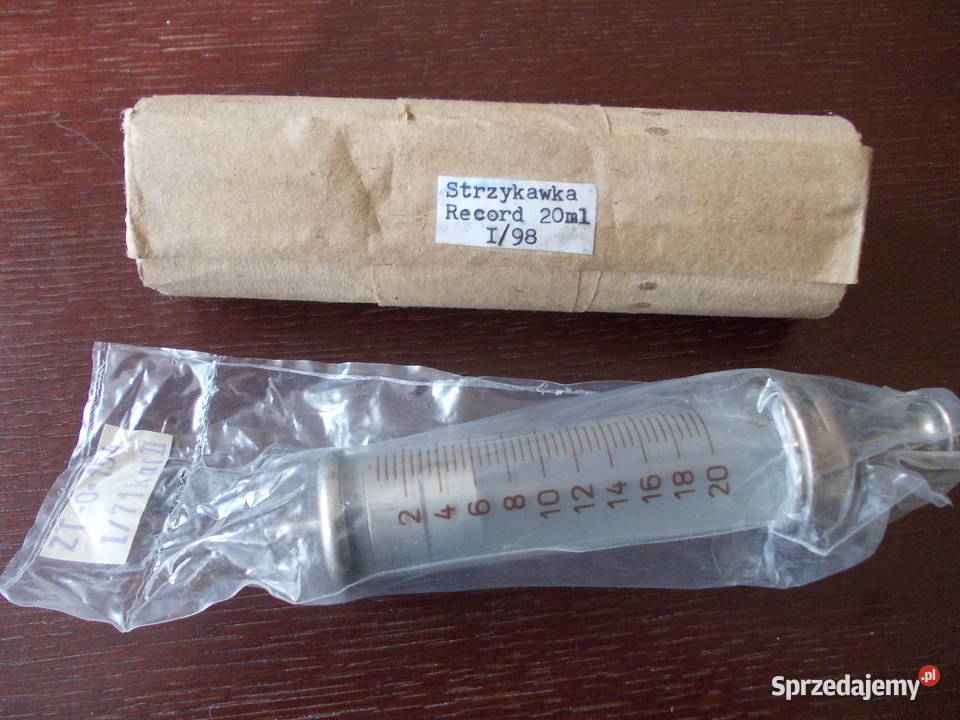 strzykawki szklane nowe 2 ml 5 ml 10 ml 20 ml z Legionowo