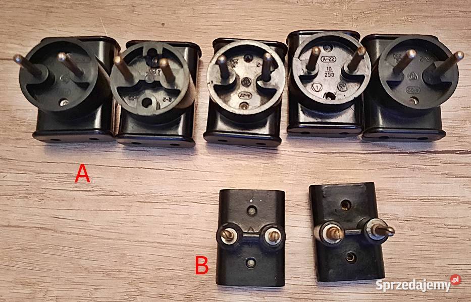 Trójnik rozgałęźnik bakelitowy złodziejka z PRL wielkopolskie Ostrów Wielkopolski sprzedam
