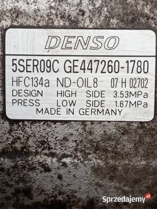 5SER09C GE4472601780 Denso kompresor