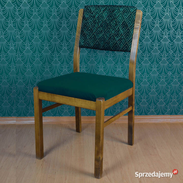 Krzesło tapicerowane, WK Möbel Niemcy lata 50.