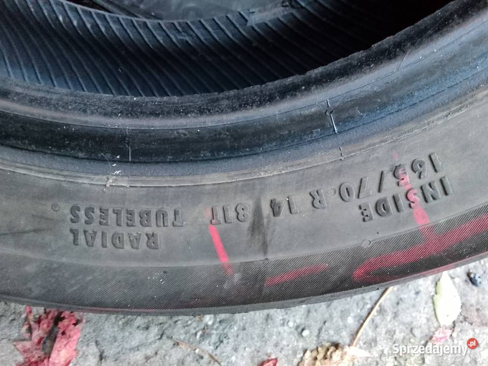 Opony używane 16570 R14 81T 4 sztuki śląskie Katowice