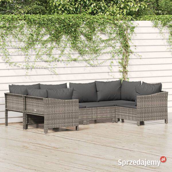 vidaXL 6cz zestaw wypoczynkowy do ogrodu