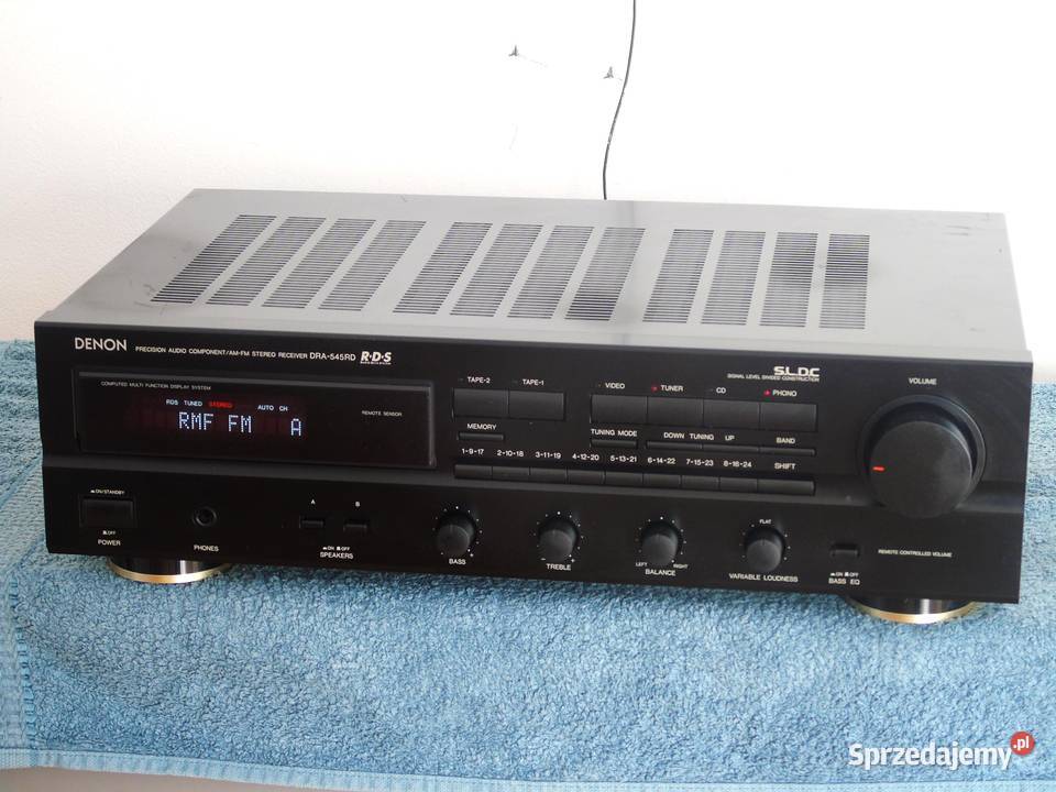 Amplituner Denon DRA545 RD sprawny i ładny Jasło sprzedam