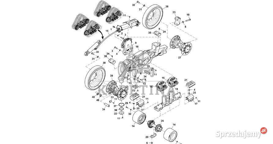 John Deere 9470RX Płytka R553438 Gąsienice i Pozostałe Jastrzębniki sprzedam