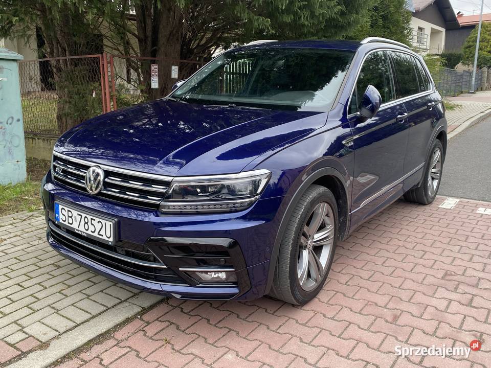 VW Tiguan 20 TSI benzyna Rline 124 000 4 Motion 124000km Tiguan Bielsko-Biała