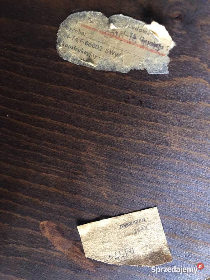 Okrągły stolik ZPM Radomsko z czasów PRL Vintage małopolskie Kraków