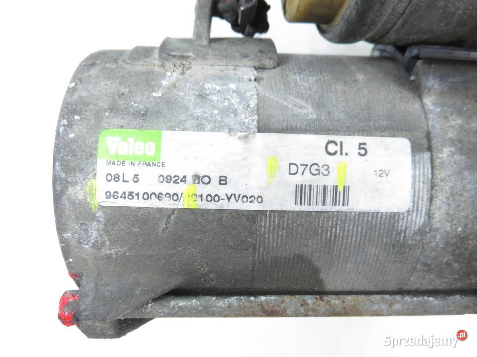 ROZRUSZNIK PEUGEOT 206 14 HDi 8HX DV4TD Części samochodowe małopolskie