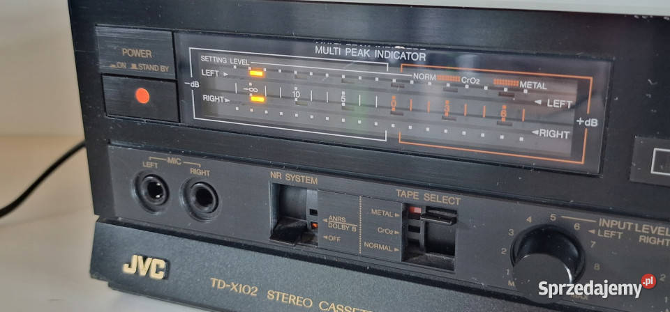 JVC TD x102 Cassette Deck magnetofon Międzychód sprzedam