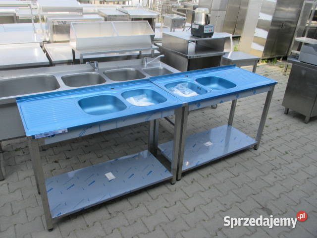Zlew Gastronomiczny 2 Komorowy Z Półką 1206085 Ostrów Wielkopolski