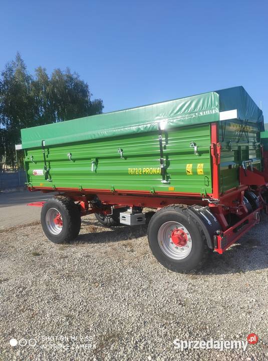 Przyczepa rolnicza PRONAR T6721 wywrotka 10T łódzkie Kozenin