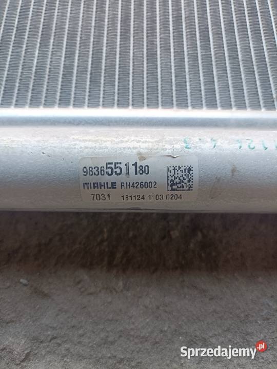 Chłodnica klimatyzacji 9836551180 Łuków