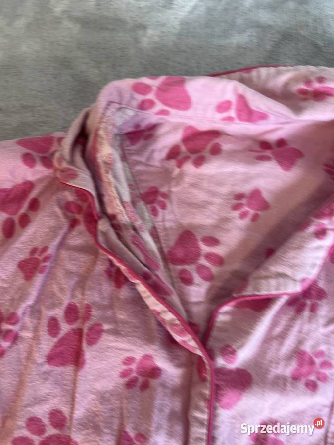 Góra piżamy amerykańska koszula w łapy łapki