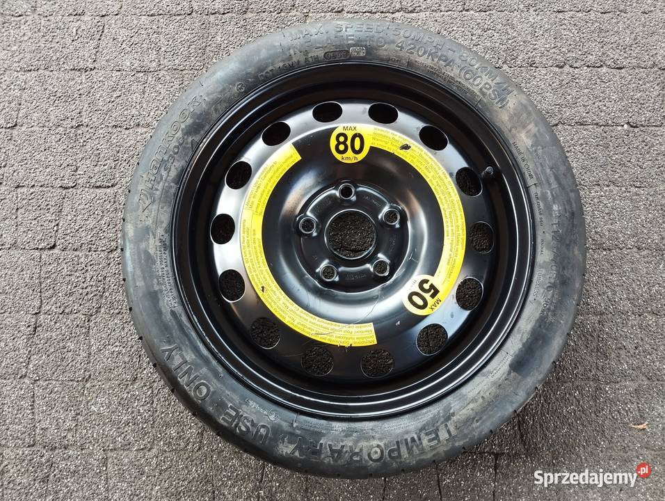 Koło dojazdowe Vw Audi Skoda Seat 16 5x112 35J Kamieniec