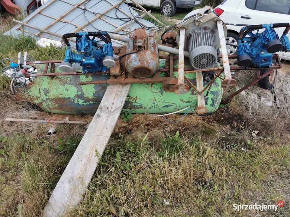 Sprężarka 2m3 plus zbiornik 1000l Lublin