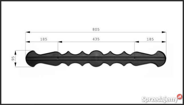 Sztachety plastikowe PCV 80 Produkt Polski Płot Augustowo