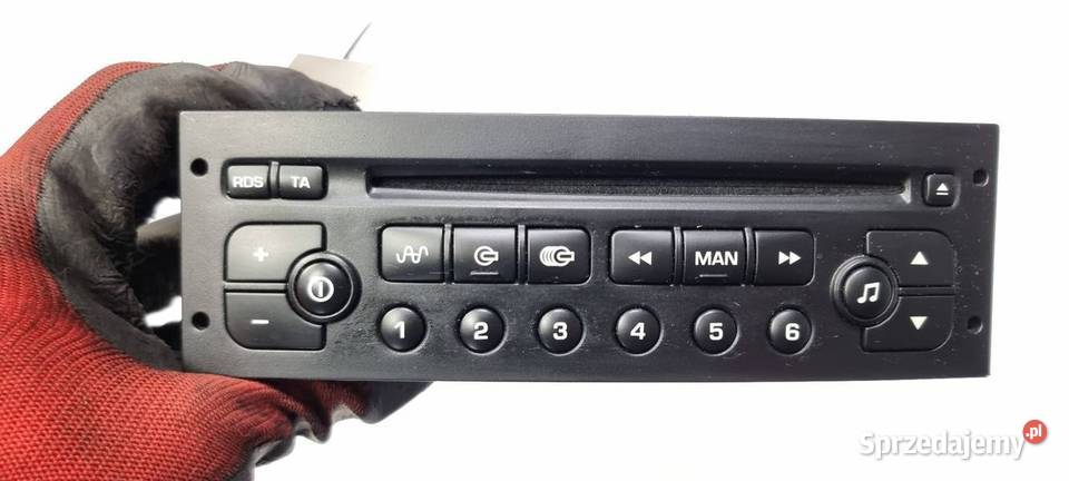 RADIO PEUGEOT 1007 96545978XT01 osobowe Pozostałe Lipno