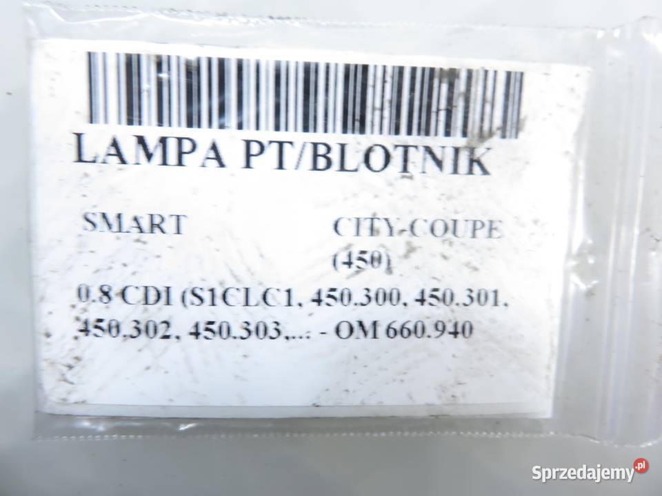 LAMPA PRAWA TYLNA SMART CITYCOUPE 253042R sprzedam