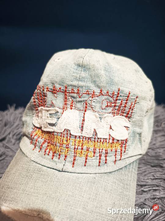 Niebieska Jeansowa Czapka z Daszkiem Dzieci York Rozmiar 54 Suwałki sprzedam