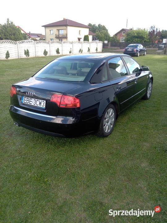 Audi A4 19 TDI BRB jasne wnętrze skóra navi 248000km A4 łódzkie Kleszczów