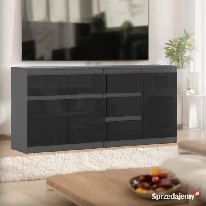 Komoda Szafka Nowoczesna 5 Szuflad 160 Do Salonu 35cm Elbląg