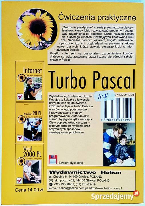 Turbo Pascal Ćwiczenia praktyczne Andrzej Rok wydania 2000 sprzedam