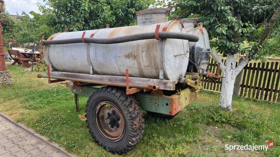 Zbiornik beczka mobilna beczkowóz na kołach na Katowice