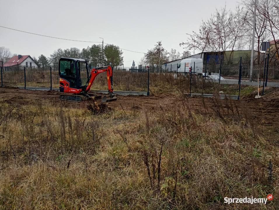 Usługi Minikoparką RucianeNida i Ruciane-Nida