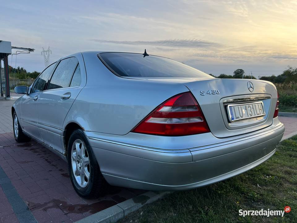 MercedesBenz W220 S430 V8 Benzyna wersja Long Lublin sprzedam
